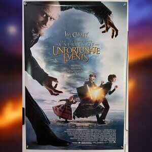 LEMONY SNICKETS A SERIES OF UNFORTUNATE EVENTS (2004) - ORIGINAL DS MOVIE POSTER